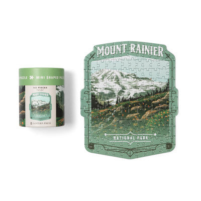 Protect Our National Parks - Mt. Rainier - Mini Shaped Puzzle