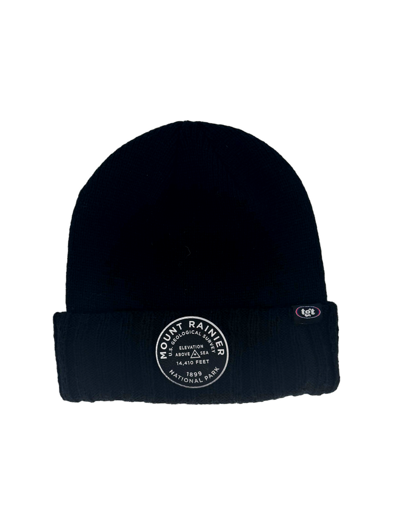 Load image into Gallery viewer, Mt. Rainier Benchmark Knit Beanie