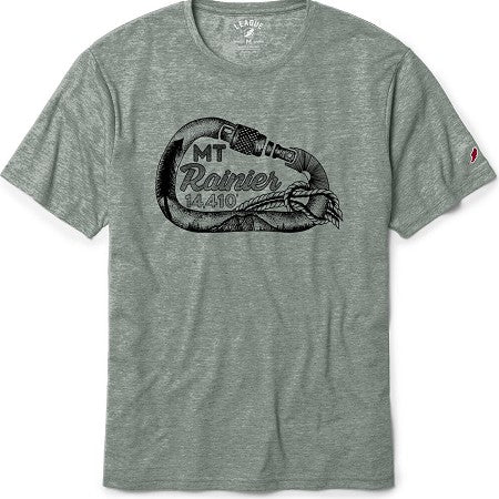 Load image into Gallery viewer, Mt. Rainier Climbing Carabiner Tee