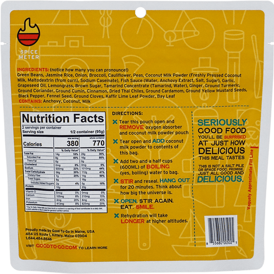 Thai Curry Freeze Dried Meal