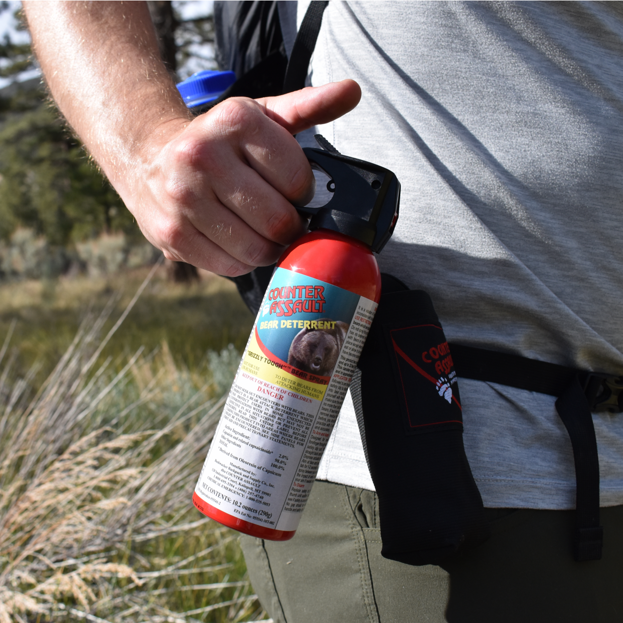 Bear Deterrent with Holster