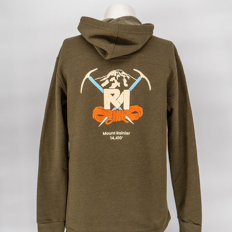 Load image into Gallery viewer, RMI Crossed Ice Axe Hoody
