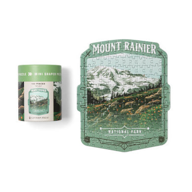 Protect Our National Parks - Mt. Rainier - Mini Shaped Puzzle