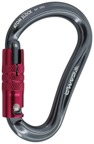 Load image into Gallery viewer, ATOM 3LOCK Carabiner - Gun Metal
