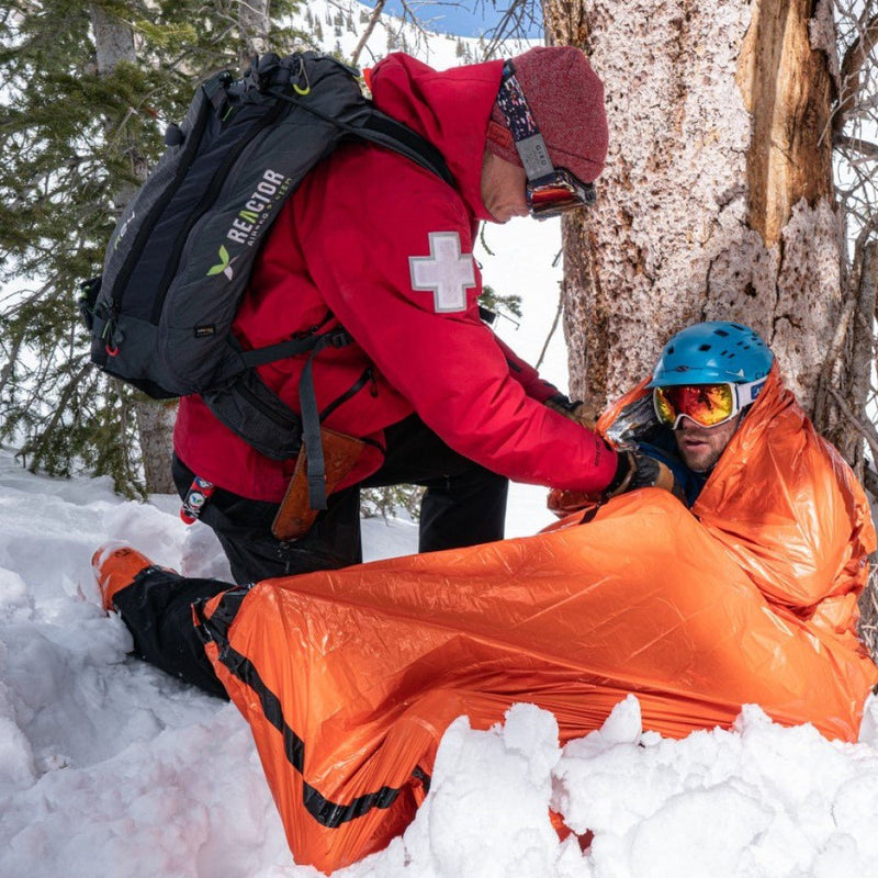 Load image into Gallery viewer, Emergency Bivvy w/ Rescue Whistle - Orange
