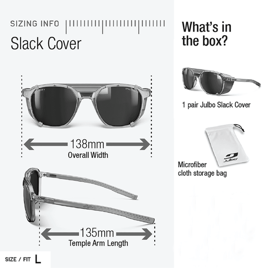 Slack Cover Glacier Glasses