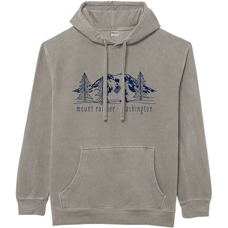 Rainier Mountain and Trees Sweatshirt