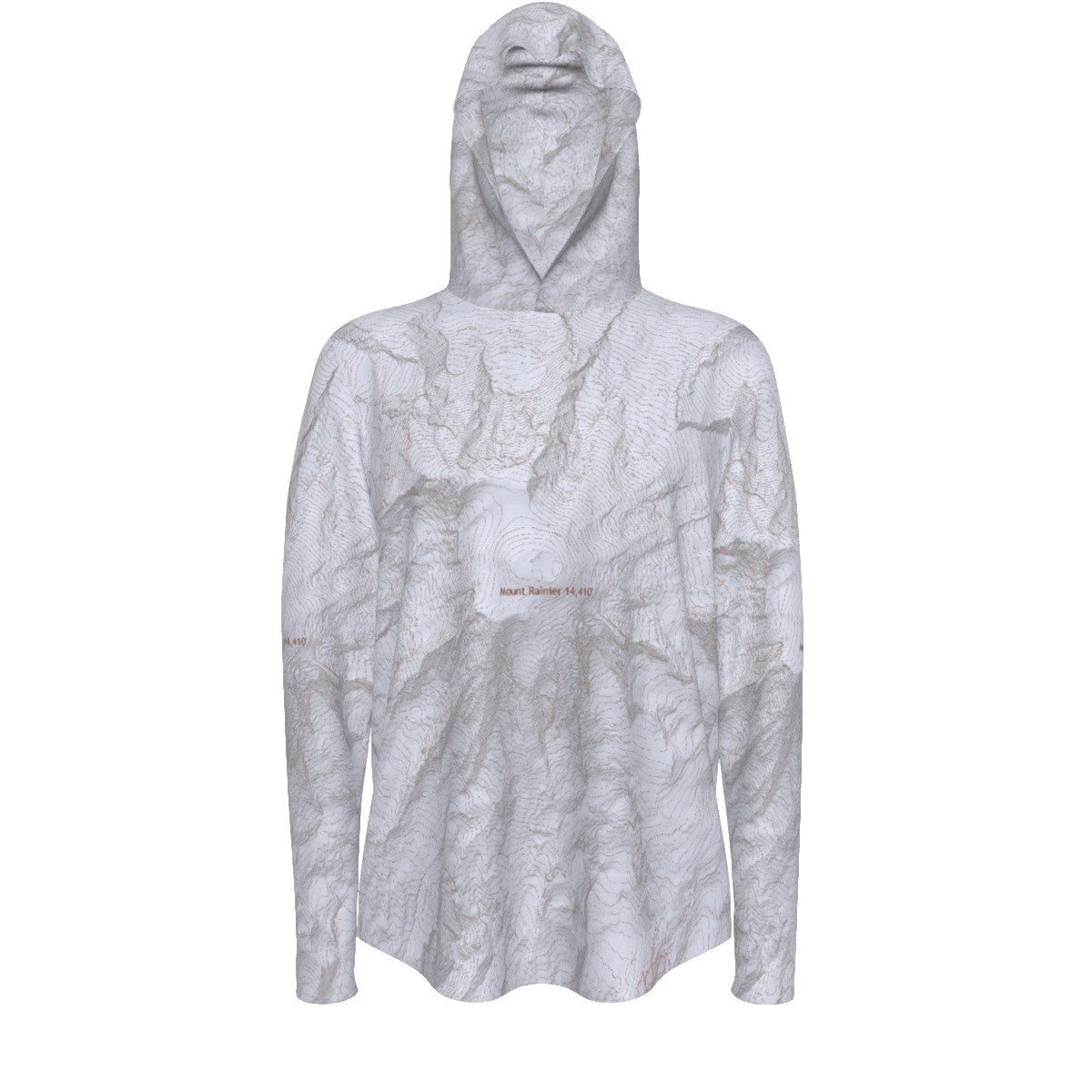 Mount Rainier Topo Ultra Light Sun Hoody
