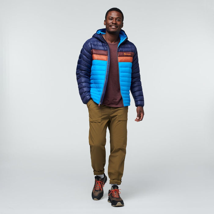 Load image into Gallery viewer, Men&#39;s Fuego Hooded Down Jacket
