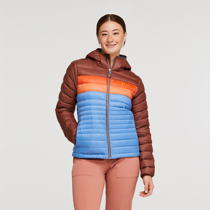 Load image into Gallery viewer, Women&#39;s Fuego Hooded Down Jacket
