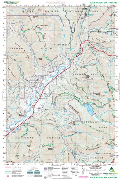 Packwood, WA - 302 Map