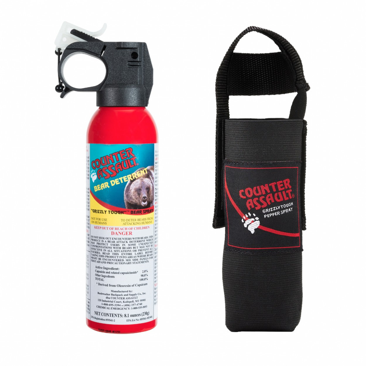 Bear Deterrent with Holster