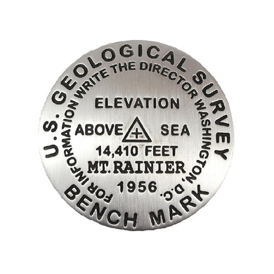 Mount Rainier Benchmark Pin