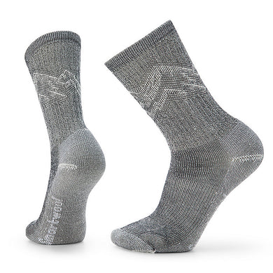 Hike Classic Edition Light Cushion Mountain Pattern Crew Socks