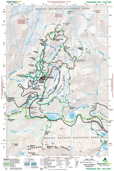 Paradise, WA-270S Map