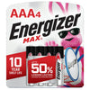 AAA Energizer Max Batteries 4 pack