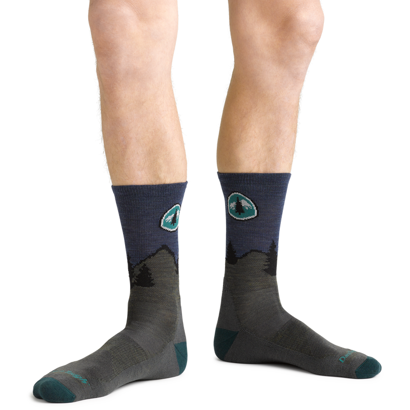Load image into Gallery viewer, Men&#39;s PCT Micro Crew Lightweight Hiking Socks

