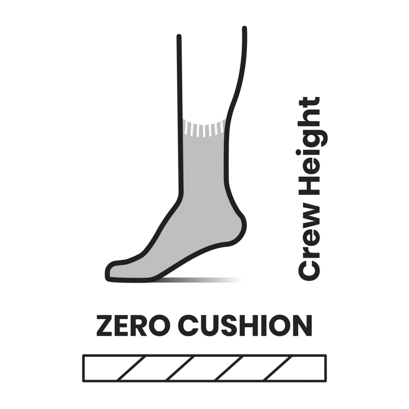 Load image into Gallery viewer, Hike Classic Edition Zero Cushion Liner Crew Socks
