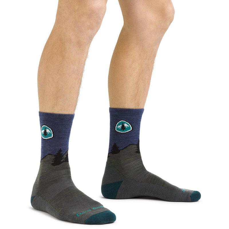 Load image into Gallery viewer, Men&#39;s PCT Micro Crew Lightweight Hiking Socks
