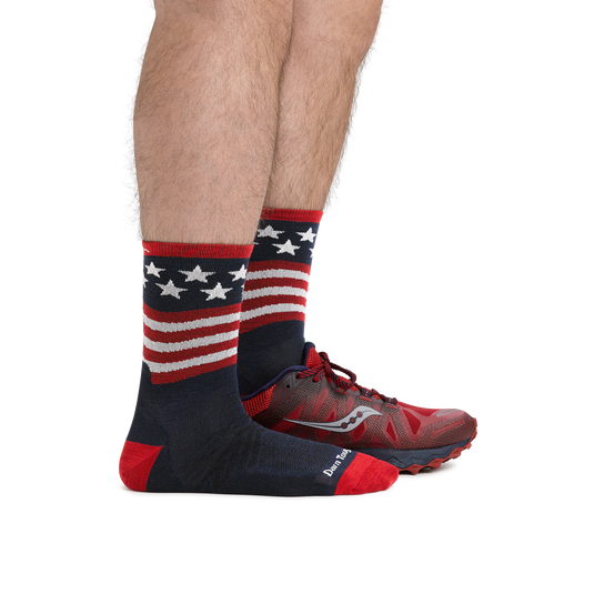 Men's Patriot Micro Crew Ultra-Lightweight Running Socks