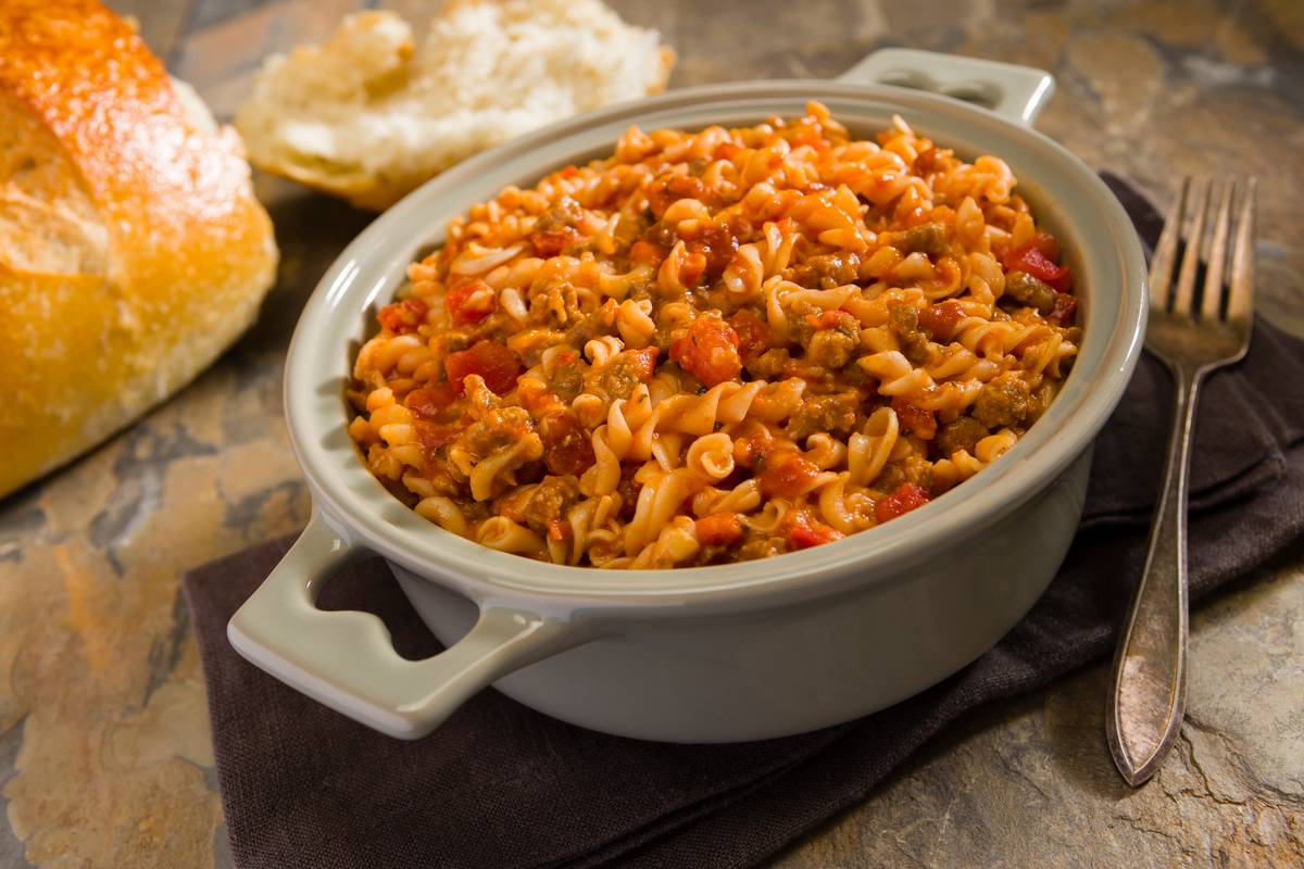 Beef Pasta Marinara