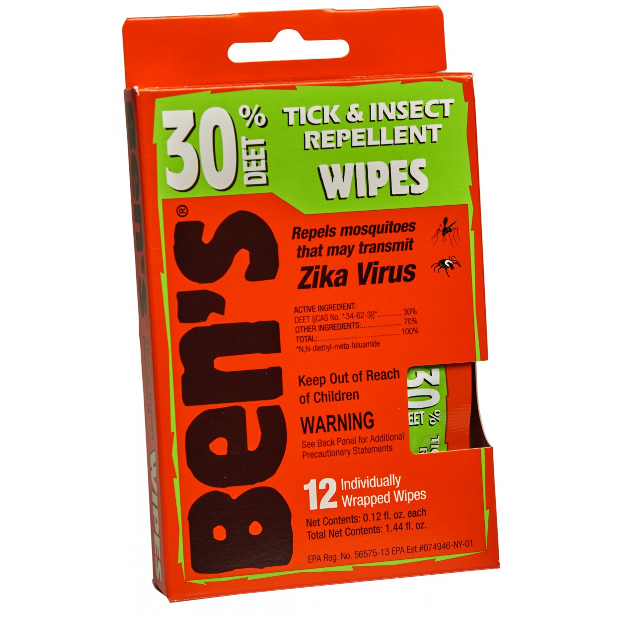 30 Tick & Insect Repellent Wipes